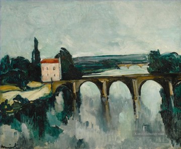  Maurice Kunst - OLD BRIDGE VON LIMAY Maurice de Vlaminck